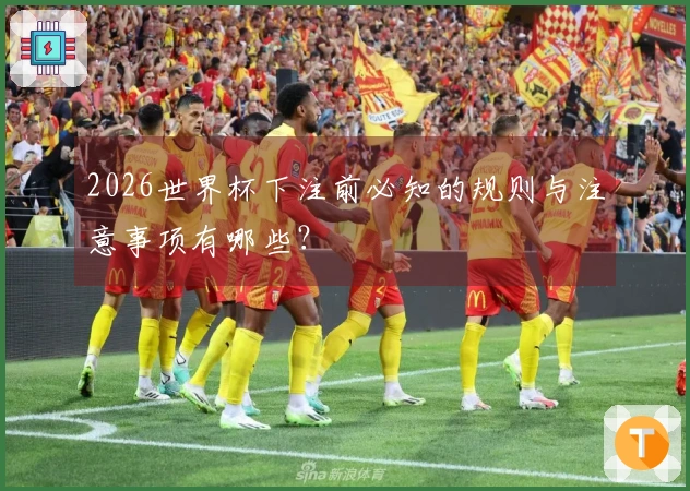 2026世界杯下注前必知的规则与注意事项有哪些？